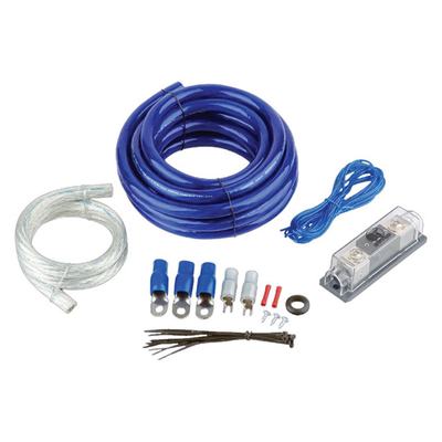 Kit de cableado del amplificador de automóviles de 4 gauges con material aislante de PVC y conductor CCA u OFC