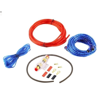 Kit de cableado del amplificador de automóviles de 4 gauges con material aislante de PVC y conductor CCA u OFC