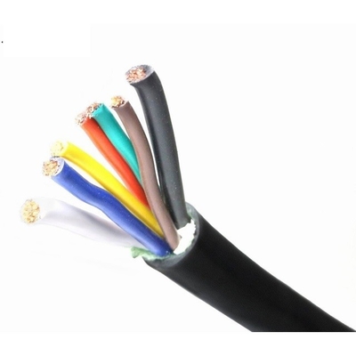 Conductor de cobre recocido 12V 36V Max 14 Gauge 7 Way Extension RV Trailer Cables de cable