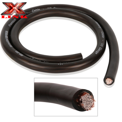 Chaqueta de PVC suave 20mm2 35mm2 50mm2 16mm2 10mm2 Amplificador cable de cable de alimentación para el audio del coche