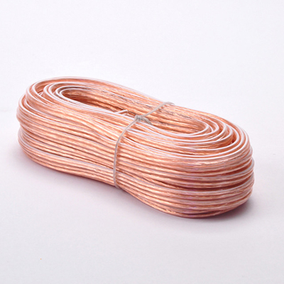 Cable de altavoz translúcido no blindado de diámetro exterior de 3,0x6,0 mm para sonido excepcional