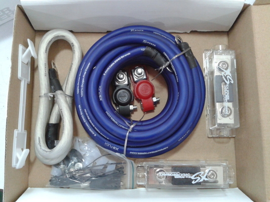 Cables de audio de sexo femenino y cable 4GA RCA para el kit de instalación de cableado del amplificador de automóviles