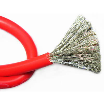 Cables de cobre de alta temperatura 300 C de caucho de silicio blando ultraflexible con chaqueta para aplicaciones industriales pesadas