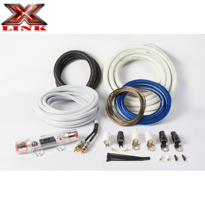 Cables de audio de sexo femenino y cable 4GA RCA para el kit de instalación de cableado del amplificador de automóviles