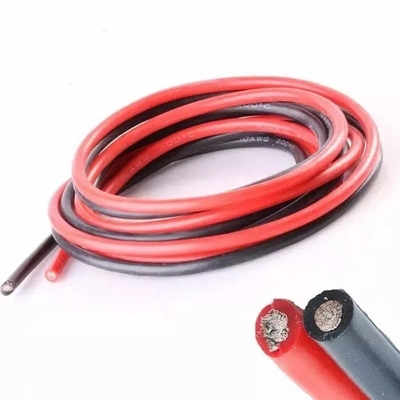 Cables de cobre de alta temperatura 300 C de caucho de silicio blando ultraflexible con chaqueta para aplicaciones industriales pesadas