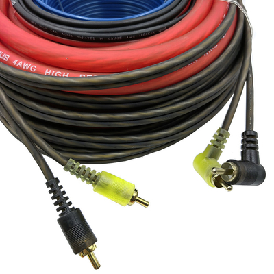 Equipo de cables aislados de PVC 8AWG para amplificadores de audio para automóviles con accesorios a un costo asequible