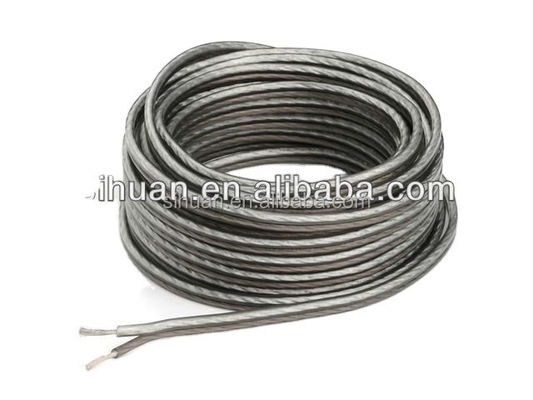 14 Gauge AWG OFC de cobre de altavoz enlatado alambre para automóvil Audio para el hogar chaqueta de PVC protegida