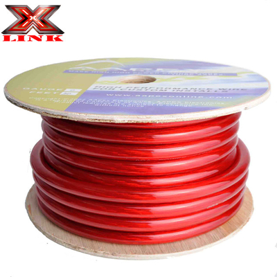 Cables de alimentación aislados de PVC de calibre 0 para instalaciones de audio de automóviles a niveles de bajo voltaje