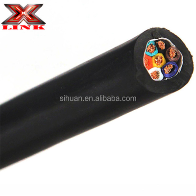 Cables de remolque de conductor industrial 7 10-12-14 AWG GPT chaqueta de PVC suave alambres codificados por color