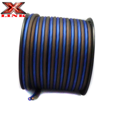 Cable de cable de altavoz OFC de cobre con tipo de conector RCA y diámetro exterior personalizado