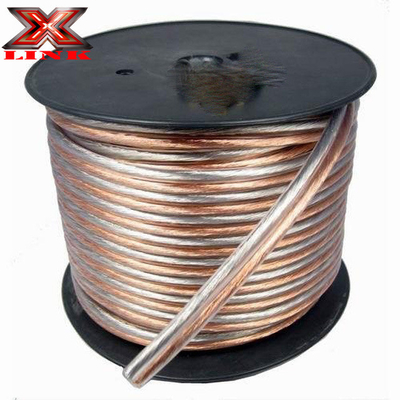 Cable de cable de altavoz OFC de cobre con tipo de conector RCA y diámetro exterior personalizado