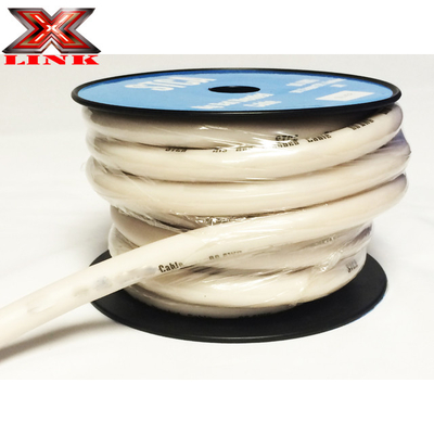 Chaqueta de PVC 4 AWG OFC Car Audio Power Wire en cualquier color Compatible con la especificación completa de EE.UU. CEA-2015