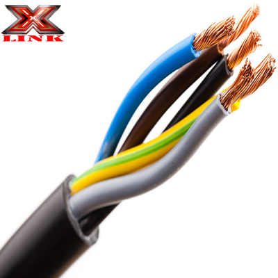 1.5 mm2 alambre de PVC de rosca eléctrica con conductor de cobre recocido estándar BS6500