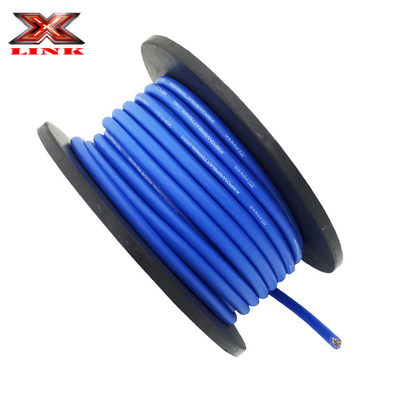 Cables de alimentación para la industria del audio de automóviles 1/0 2 4 8 AWG Gauge chaqueta de PVC material súper flexible