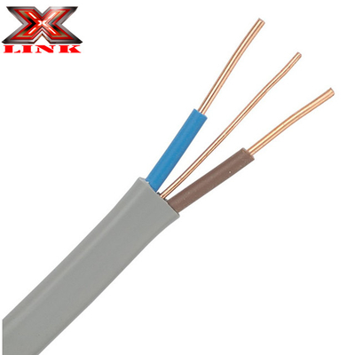 1.5 mm2 alambre de PVC de rosca eléctrica con conductor de cobre recocido estándar BS6500
