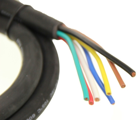 Cable de remolque de plástico 7x14 de calibre Awg 100 de cobre