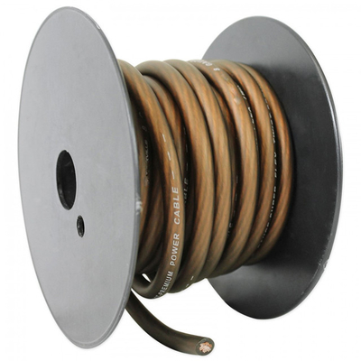 1/0 Tamaño de cable de tierra de potencia de gran tamaño ROJO con material aislante PVC y número de conductores 1