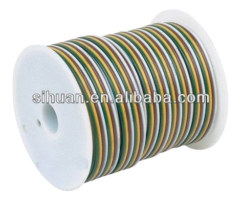 Baja tensión 4 conductor 16ga Cable de iluminación de remolque Arneses de cableado para camiones