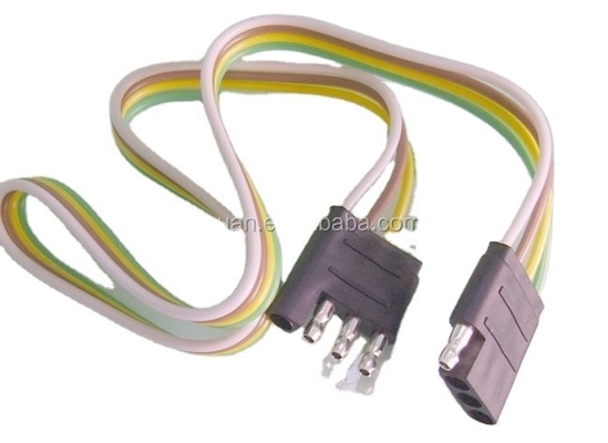 2.8X diámetro exterior 4c 18AWG cable de remolque atado con enchufe conductor de cobre desnudo