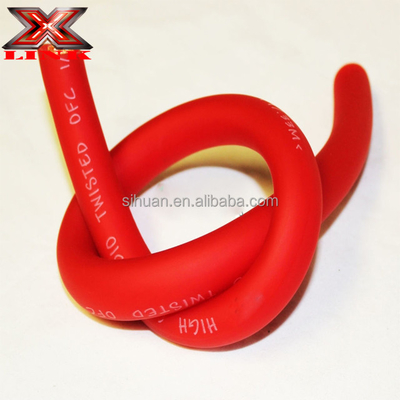 Chaqueta de PVC suave Coches de baja tensión 0 2 4 6 8 Gauge AWG Material de aislamiento de PVC Car Audio Subwoofer Amplificador de cable de alimentación