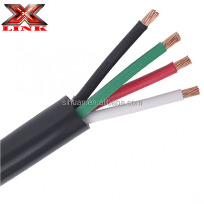 Conductor en hebra El cable eléctrico del electrodoméstico 14 ga x4c 18awg x3c en negro o blanco