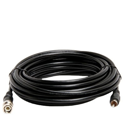 1 Conductor RG59U BNC a RCA Adaptador de cable coaxial para vigilancia de cámaras de circuito cerrado