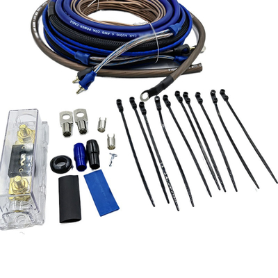 Amplificador de energía de la batería del coche Kit de cableado del amplificador del coche Color del cable para mejorar el aspecto de su coche