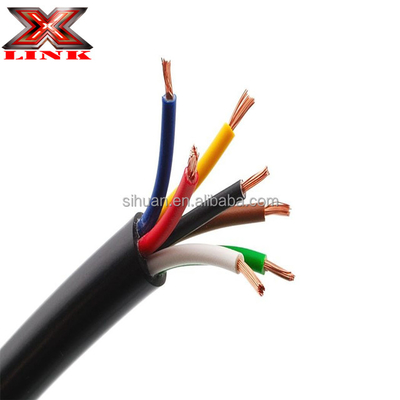 BS6500 7 núcleo estándar de PVC de cable de cobre en rosca cable de vía de remolque eléctrico para la industria