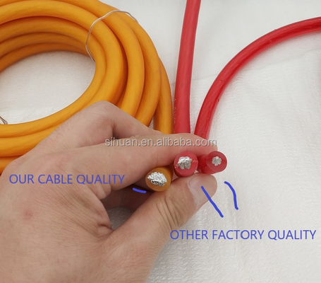 0 Gauge Car Audio Amplifier Cable de alimentación con chaleco de PVC duradero y conductor de cobre