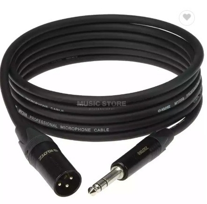 1/4 pulgadas de audio XLR cable de instrumento recto a ángulo derecho para el bajo guitarra eléctrica