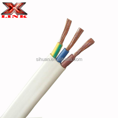 VDE 0281 Cable de cobre en rosca Material de aislamiento de PVC alambre TPS de tierra gemela