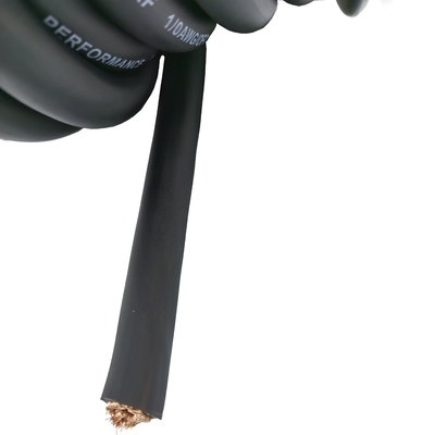 1/0 AWG Medidor de gran tamaño 4/0 GA Auto Audio OFC Cable de alimentación Toque suave chaqueta de PVC flexible