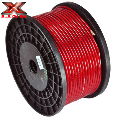 OFC Conducción Batería de audio de automóvil de calibre 0 calibre 4 calibre 8 Cables de alimentación con aislamiento de PVC