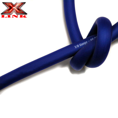 OFC Conducción Batería de audio de automóvil de calibre 0 calibre 4 calibre 8 Cables de alimentación con aislamiento de PVC
