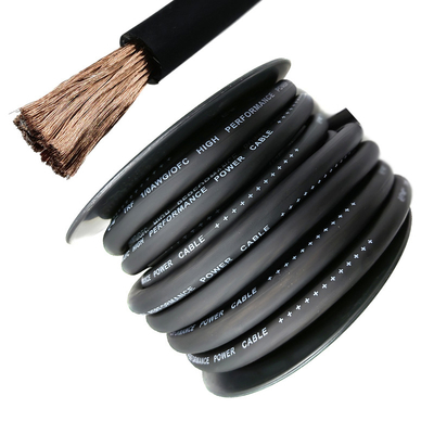 Cable de alimentación del amplificador de automóviles de chaqueta de PVC suave flexible con conductor de aluminio recubierto de cobre