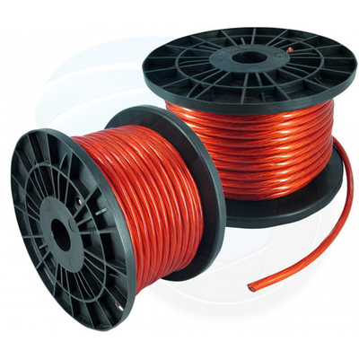 Conductor de aluminio revestido de cobre Cable de alimentación de audio de automóvil flexible con aislamiento de PVC 0 4 8 Medidor en cualquier color