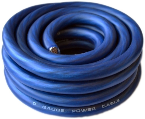 Especificación completa de EE.UU. CEA-2015 Compatible con 4 AWG Bajo voltaje Soft Car Stereo Power Wire con chaqueta de PVC y conductor CCA / OFC