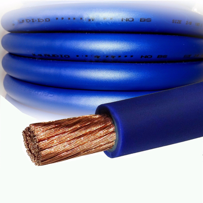 CCA conductor de automóvil de audio tierra alambre de alimentación transparente chaqueta de PVC Top Flex 4 AWG medidor