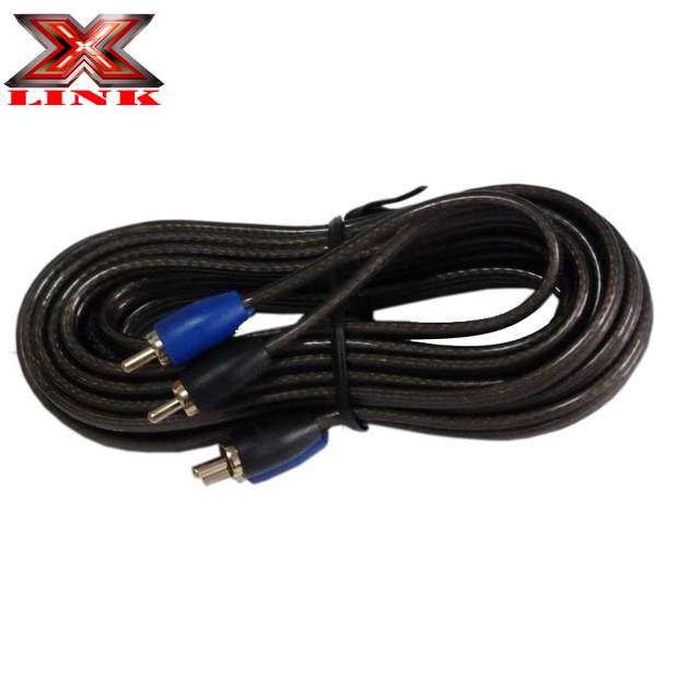 Cable de audio de RCA automático y adaptador 0ft Cables RCA blindados con material aislante de PVC