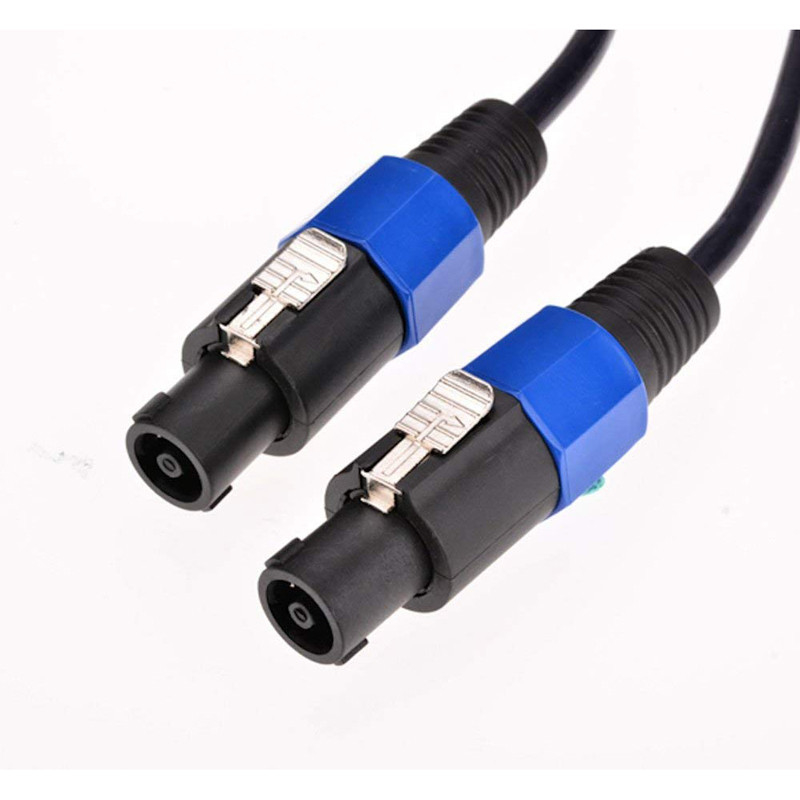 Twirl Lock 2 Conductor Cable de altavoz profesional 50FT longitud para aplicaciones de audio