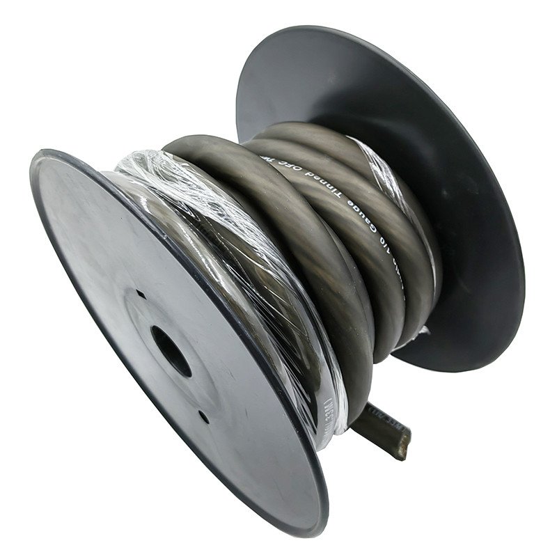 Cable de alimentación de cobre de calibre 1/0 para audio de automóviles 4 AWG