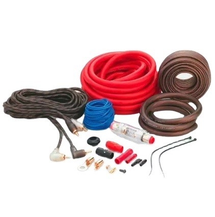 1128 Estándar 4 Gauge OFC CCA Completo Amplificador de instalación de cableado Amp Kit para el audio del coche
