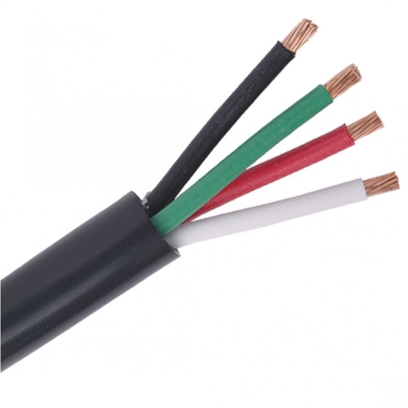 4 Conductor Cables de cable de RVV industrial de cobre recubierto de PVC para invertidor de RV solar para automóviles