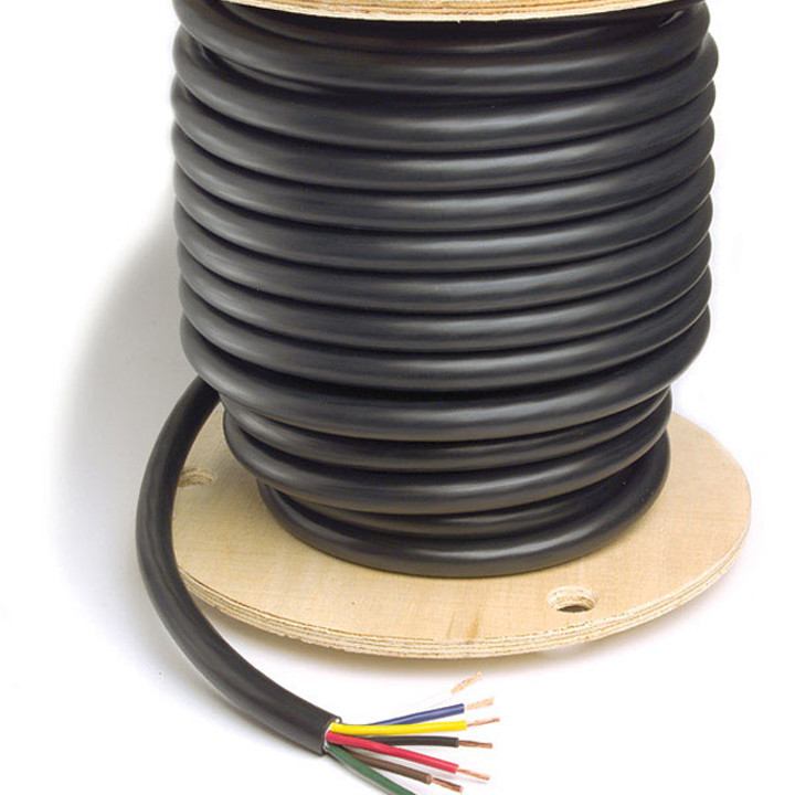 7 núcleos de cable de remolque de pines con conductor de cobre desnudo de 7x1.5 mm2 y diseño no blindado