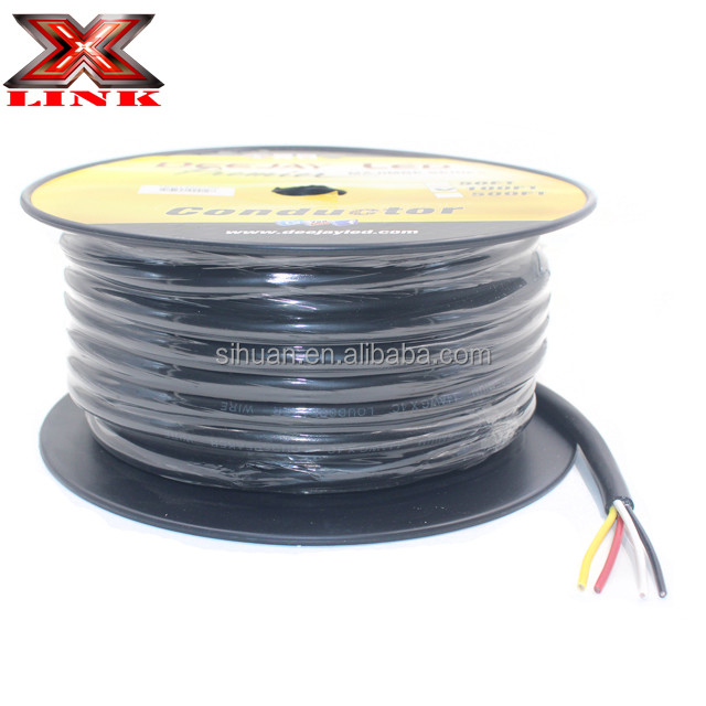 Cable de altavoz de conductor de cobre de varios núcleos para un sonido claro en audio de automóviles y cine en casa