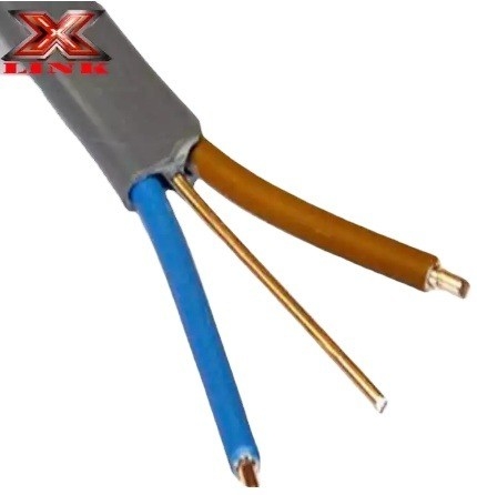 1.5mm2 2.5mm2 Cables de tierra gemelos de cable eléctrico de cable de cobre en cadena para su