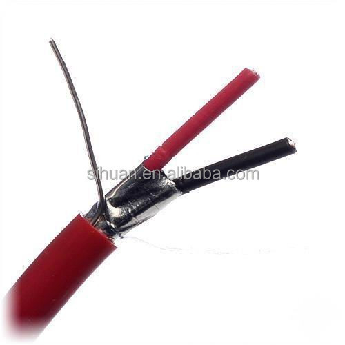 Cable de alarma contra incendios con certificado CE 2c 4c 6c 1.5mm2 2.5mm2 0,80mm alambre de cobre desnudo