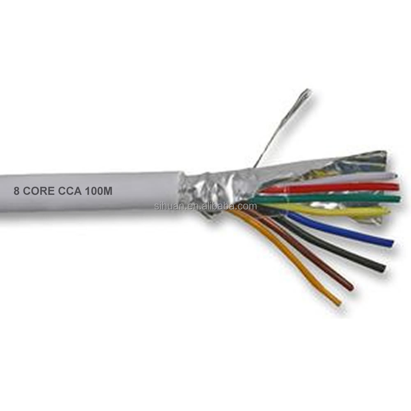 Cable de alarma de incendio de conductor de cobre desnudo con aislamiento de PVC