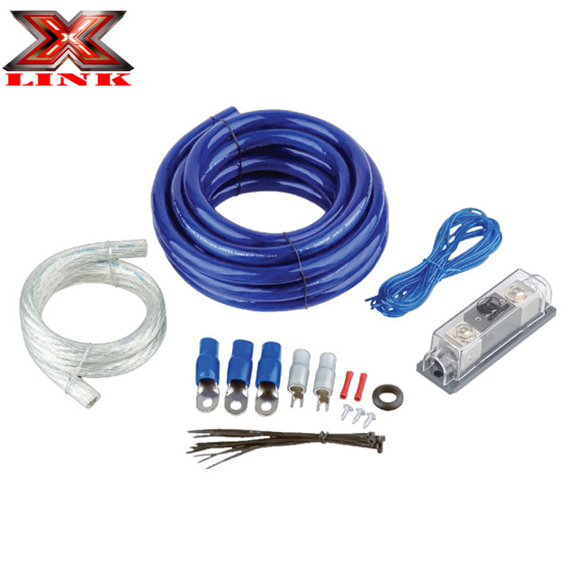 Conjunto de cableado de amplificador de audio 4ga para instalación aérea