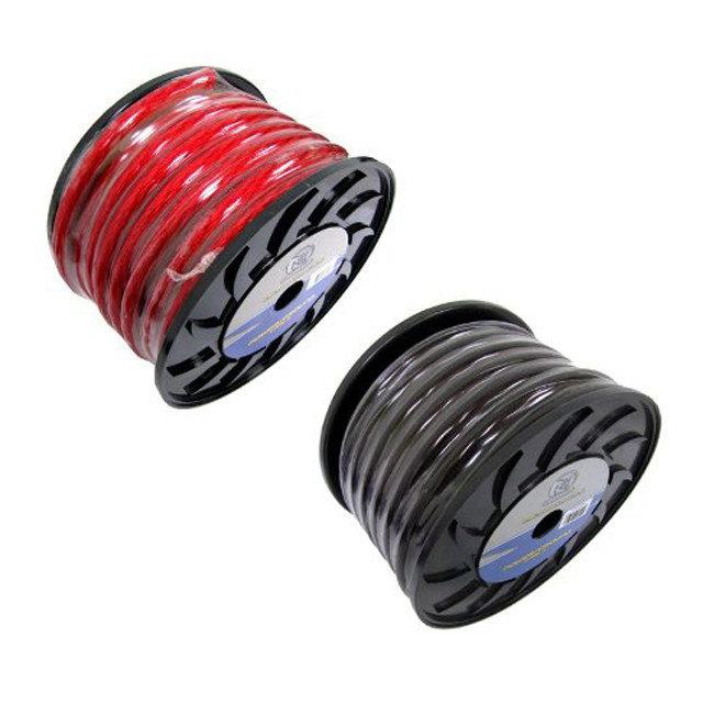 0 Gauge OFC Cable de alimentación congelado para la actualización del sistema de audio de automóviles a baja tensión